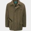 Surrey Waterproof Tweed Coat In Moor - Shooting Fit