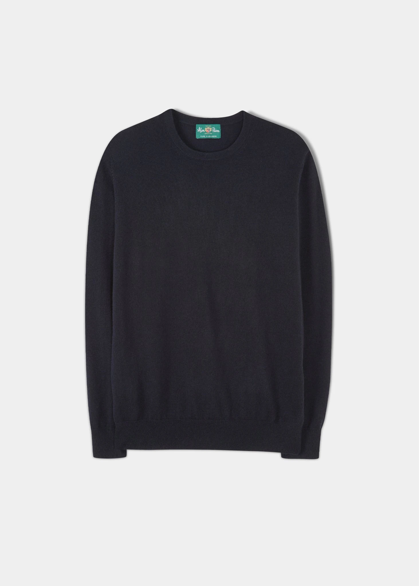 Melfort Cashmere Jumper In Dark Navy - Regular Fit 1 Melfort Cashmere Jumper In Dark Navy - Regular Fit