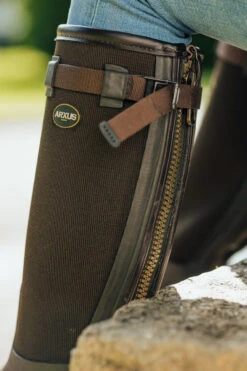 Arxus Primo Country Zip Boot In Olive -AlanPaine Shop arxus primo country boot olive3