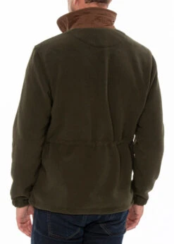 Aylsham Men's Fleece Windblock In Green - Regular Fit -AlanPaine Shop aylgjkt green 2