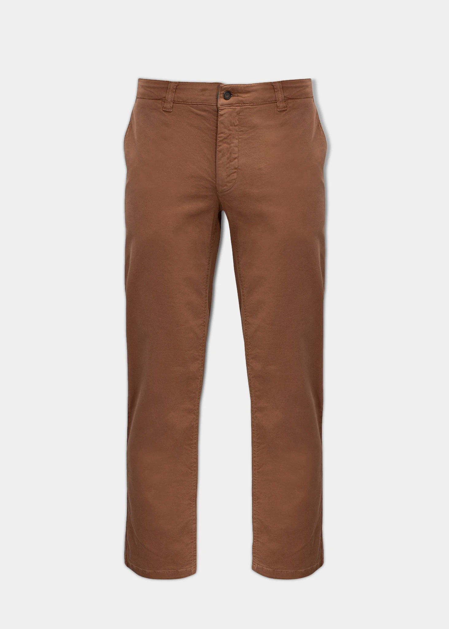 Bamforth Men's Chino Trouser In Taupe - Regular Fit 1 Bamforth Men's Chino Trouser In Taupe - Regular Fit