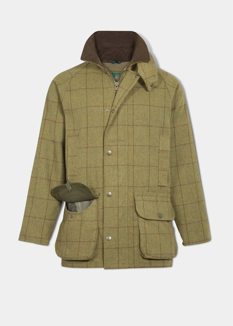 Rutland Children's Tweed Coat In Lichen 1 Rutland Children's Tweed Coat In Lichen