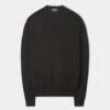 Albury Geelong Wool Jumper In Cocoa - Regular Fit