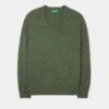 Hampshire Lambswool Jumper In Rosemary - Classic Fit