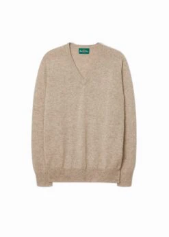Hampshire Lambswool Jumper In Cobble - Classic Fit