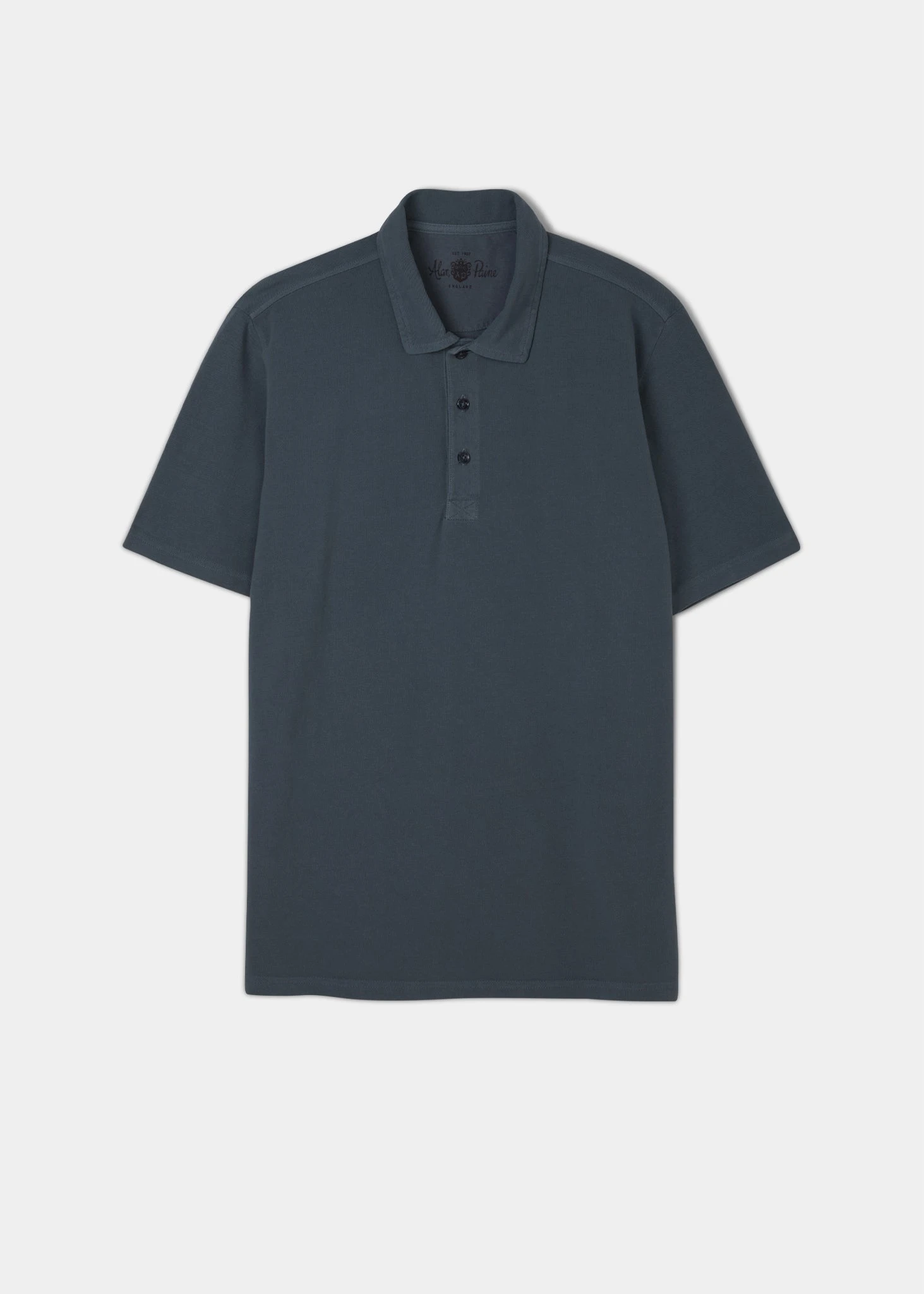 Weymouth Washed Effect Polo Shirt In Navy 1 Weymouth Washed Effect Polo Shirt In Navy