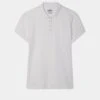 Ladies Pique Polo Shirt In White