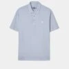 Fritton Pique Polo Shirt In Light Blue