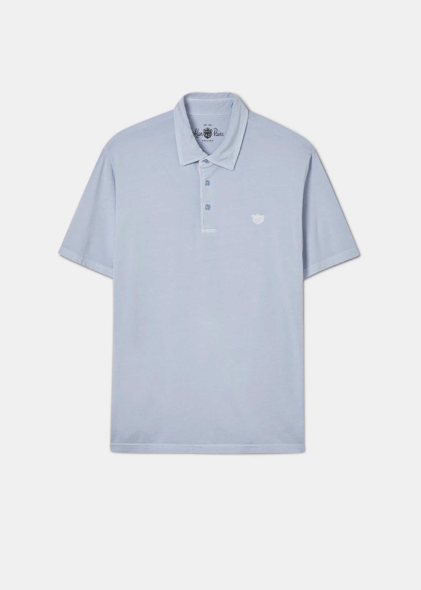 Fritton Pique Polo Shirt In Light Blue 1 Fritton Pique Polo Shirt In Light Blue