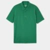 Tutbury Faded Dye Polo Shirt In Pine - Without Emblem
