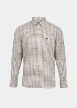 Aylesbury Men's Red Check Shirt - Regular Fit