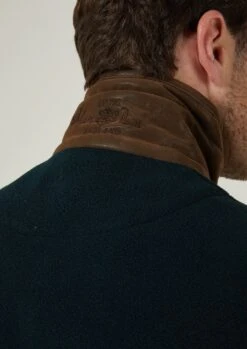 Aylsham Men's Fleece Gilet In Dark Navy - Regular Fit -AlanPaine Shop mens fleece gilet dark navy 5