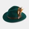 Richmond Ladies Felt Hat With Feather In Bottle
